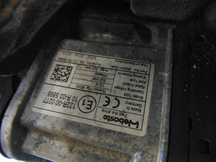 фото №8, Вебасто обігрів vw passat cc дизель 3aa815005d