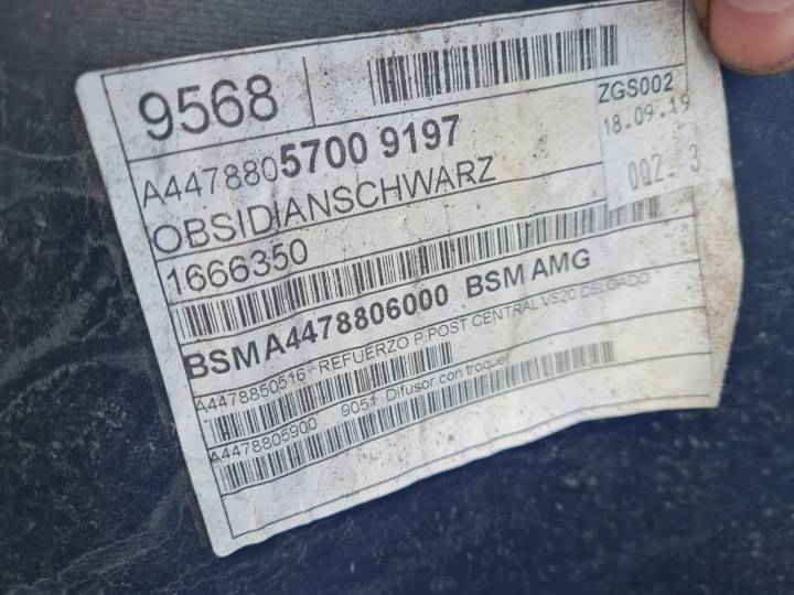 фото №12, Mercedes vito amg w447 бампер задній  a447 amg