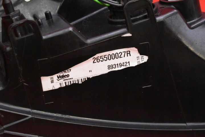 фото №7, Фара правая зад задняя 265500027r renault megane 3 iii универсал рестайлинг 08-14