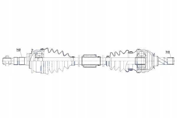 фото №11, Полуось приводная opel astra j 1.4 09-15 правая nty
