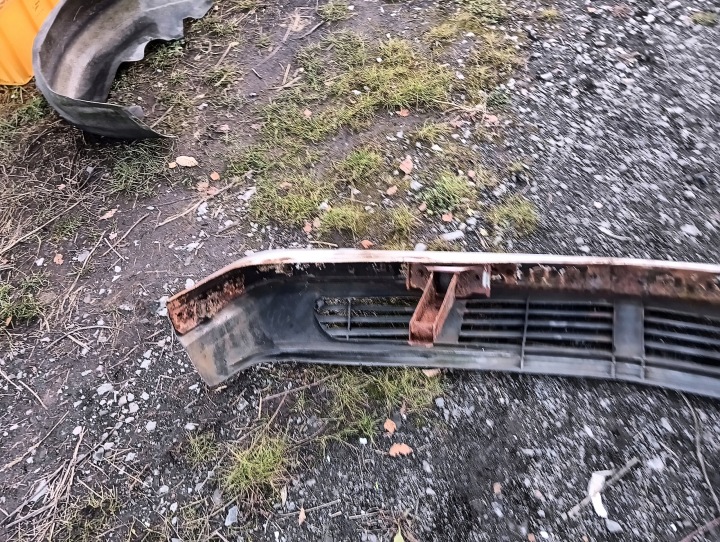 фото №13, Bmw 7 e23 бампер перед передний спойлер хром