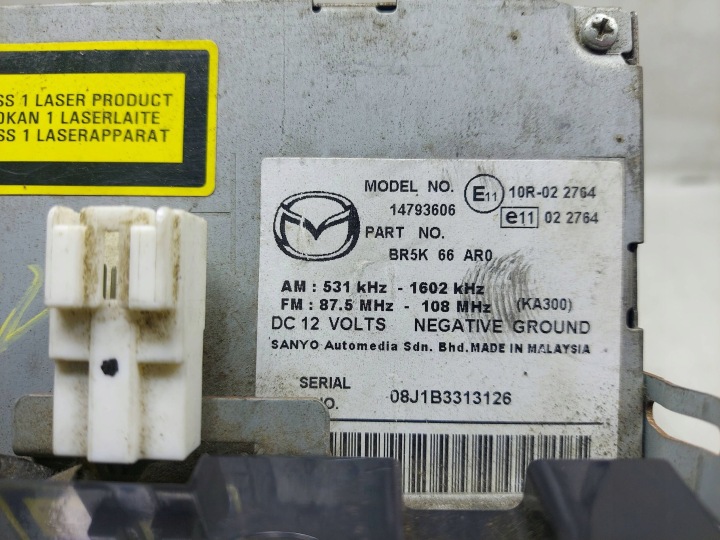фото №6, Магнітола автомагнітола (радіо, програвач) cd mazda 3 bk 14793606