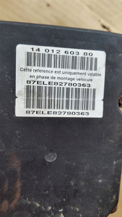 фото №5, Насос abs гальмівна scudo expert ii 0265230077