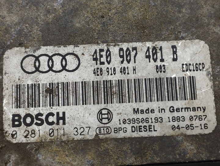 фото №8, Audi a8 s8 d3 4e 2004 блок керування / модуль ecu