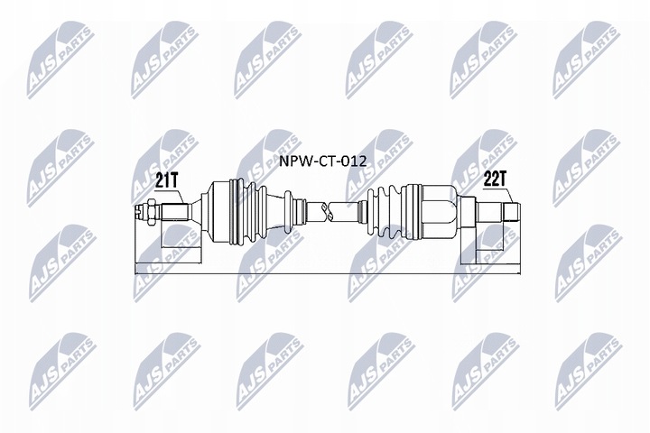 фото №3, Nty полуось приводная nty npw-ct-012