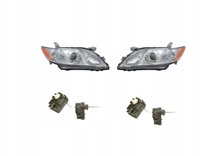 фото №1, Toyota camry 2006-2009 лампа ліва + права європа tyc + двигун регулювання