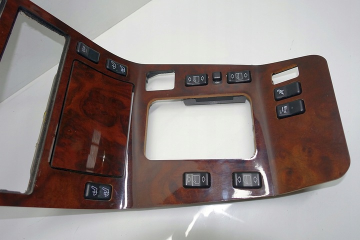 фото №5, Mercedes w140 панель середній рамка дерево рестайлінг cl консоль