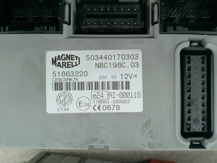 фото №7, Модуль bsi fiat bravo ii 51829178 51863220 503440170303 1.4 16v