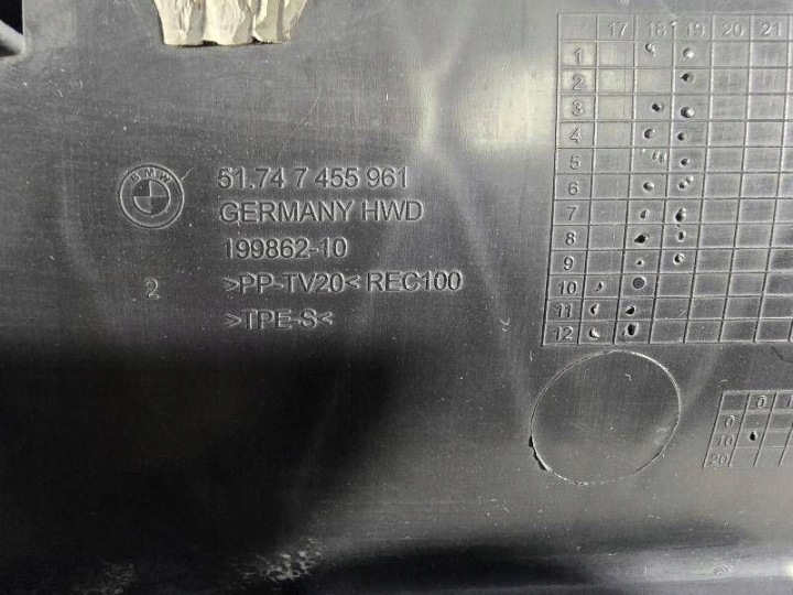 фото №10, Руль воздуха канал воздуха перед bmw 3 g20 g21 51747455961