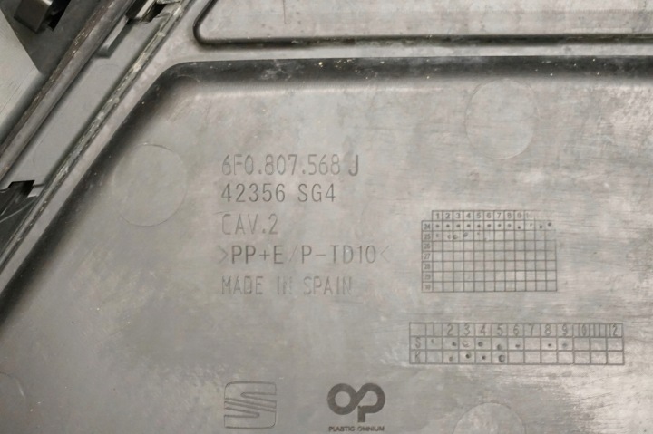фото №12, Бампер заднє seat ibiza v 6f рестайлінг 6f0807421m 2025r ls7f 3xpdc