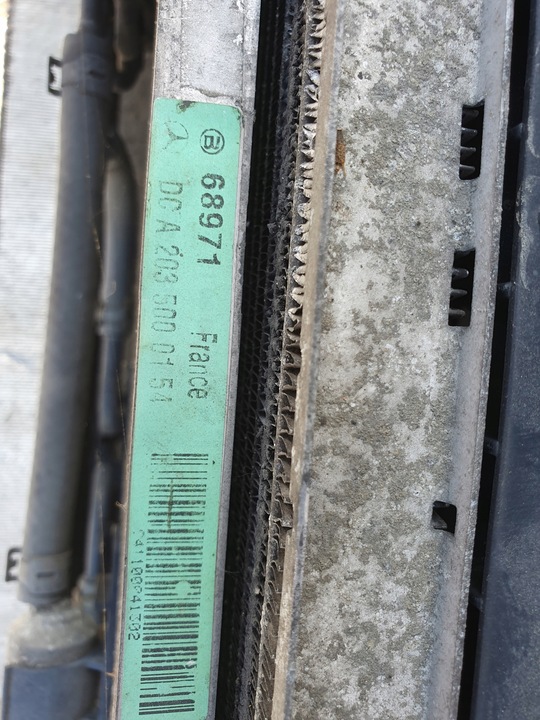 фото №8, Mercedes c kl w203 w209 2,2 cdi 01r радіатор kpl