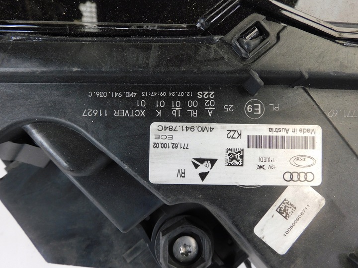 фото №15, Audi q7 4m лампа права matrix 4m0941036c 4m0941784c ковзун джгут
