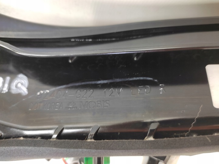 фото №8, Hyundai ioniq рестайлінг лампа права задня зад кришка led 2019-