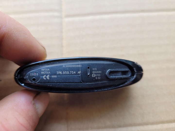 фото №9, Ключ pilot європа 7p6959754ap vw touareg ii 2 7p