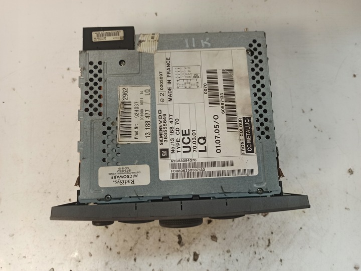 фото №3, Opel vectra c радио радиопроигрыватель cd70 13188477