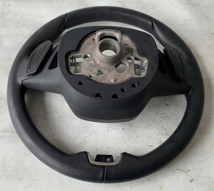 фото №7, Кермо skoda octavia iv з підігрівом пелюстки шкіра