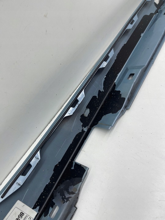 фото №11, Audi a6 c7 планка накладка порога порогова ліва колір ly5r синя