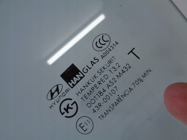 фото №3, Стекло дверь левый перед hyundai getz 3 дверь 2002-2010