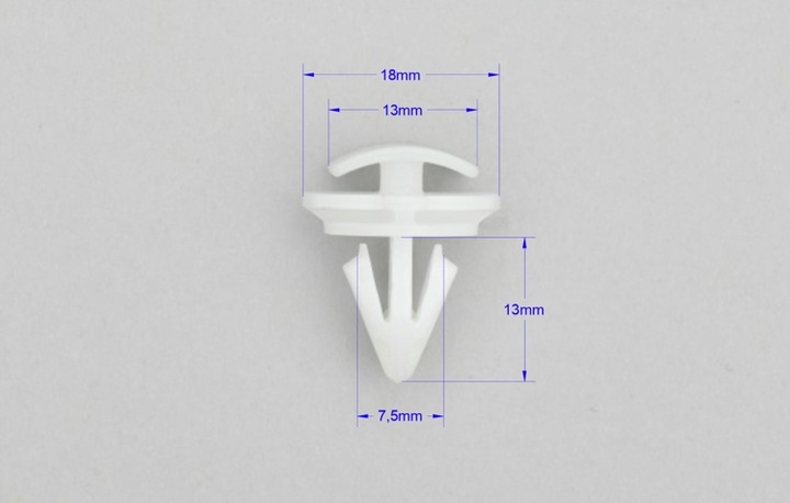 фото №4, Кліпса втулка кріплення планки порогової порога двері крила seat skoda vw