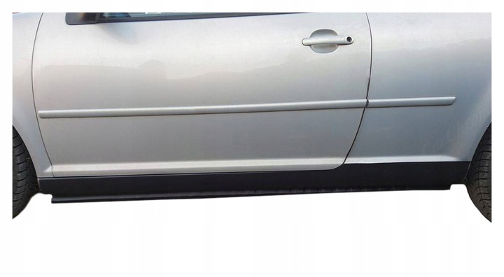 фото №1, Накладки порогові планки пороги abs чорні fiat seicento 1998-2010