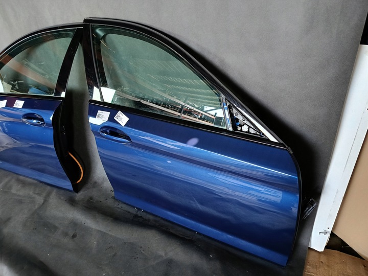 фото №14, Двері перед ліві праві bmw 5 g30 g31 c1m phytonic синій w колір
