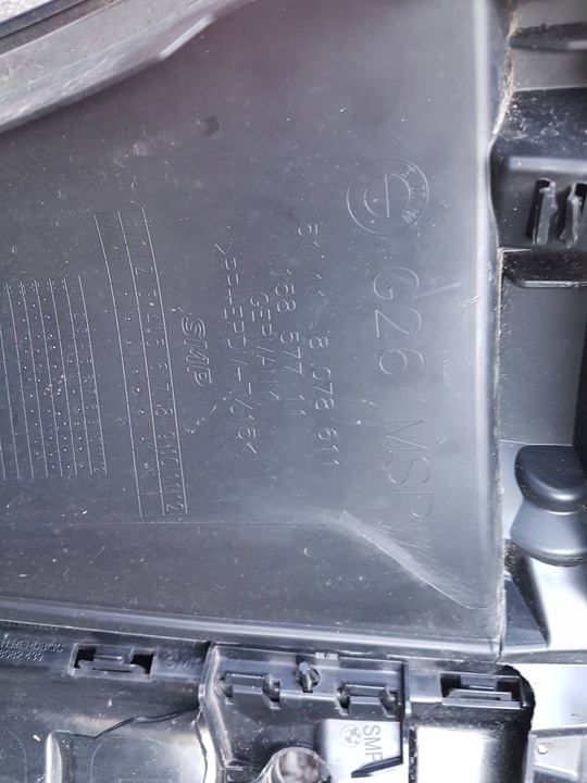 фото №10, Bmw 4 i4 g26 м-пакет бампер перед переднє ковзун гарний ні клеєний