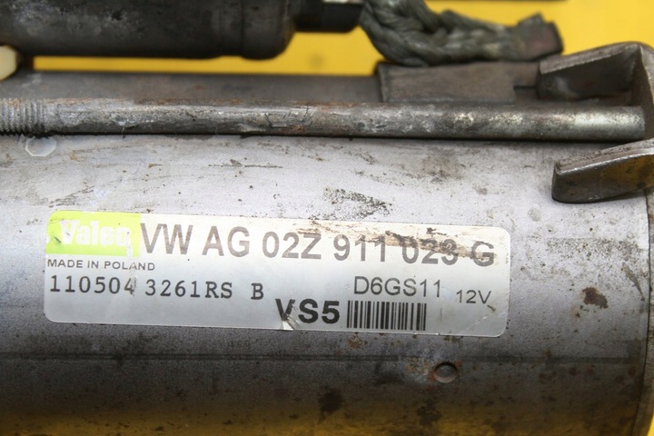 фото №6, Стартер a3 8p golf v 2.0fsi 10 зубів 02z911023g