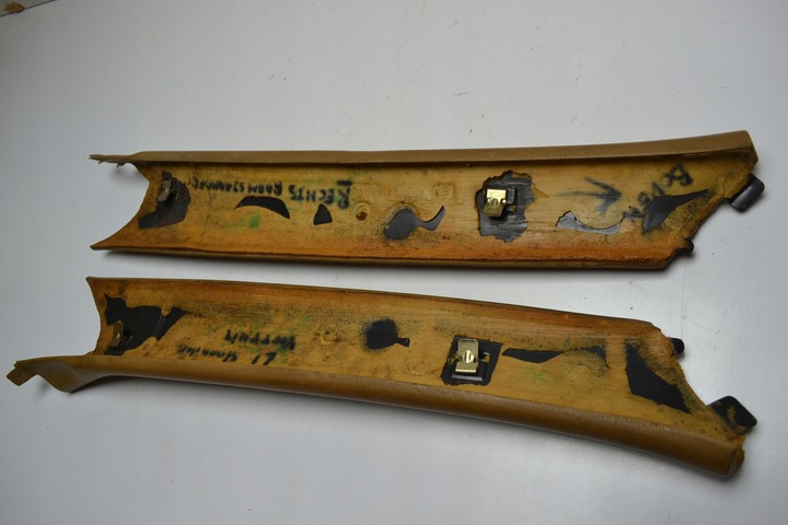 фото №5, Mercedes w116 защитные накладки стоек передних a накладки