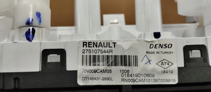 фото №9, Панель клімат-контролю корпус renault clio v 275107544r