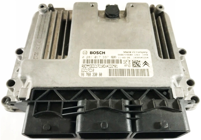 фото №1, Комп'ютер ecu citroen c3 1.6 hdi 0281017337 9676833080