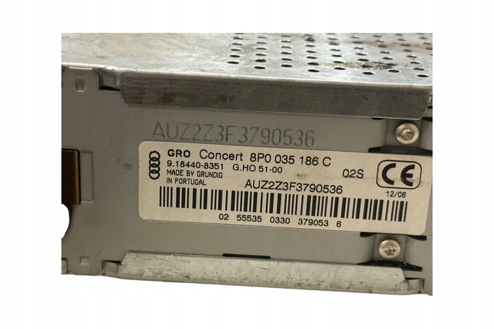 фото №9, Радио з навигация audi a3 sportback 8pa 8p0035186c 2.0l дизель 103kw 2006