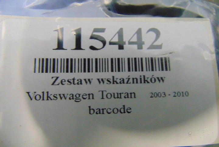 фото №7, Volkswagen touran 1.9 tdi спідометр  1t0920862f