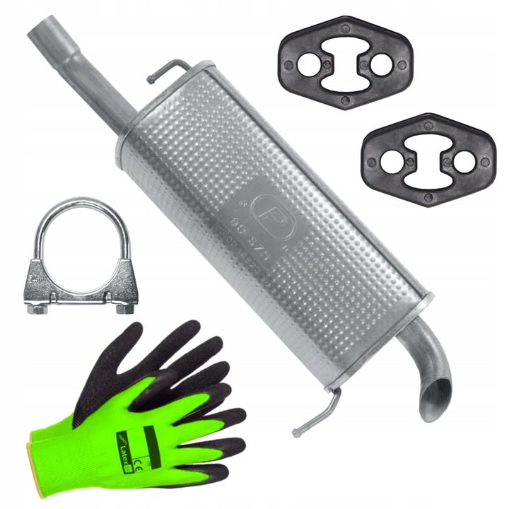 фото №1, Глушитель конечный mazda 2 1 i dy 2003-2007 1.4 cd хэтчбек