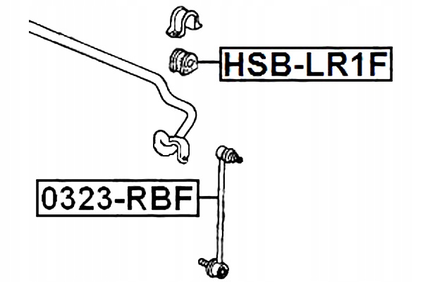 фото №2, Febest hsb-lr1f подвешивание, стабилизатор