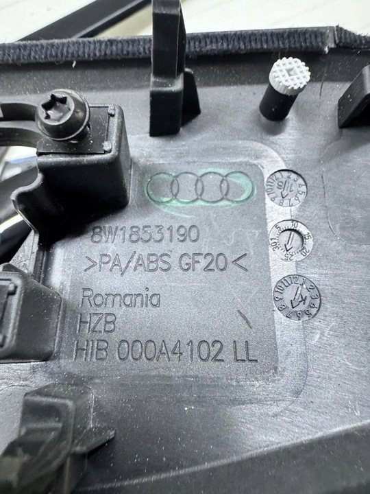 фото №12, Audi a4 b9 8w декоры чёрный пианино планки декоративный дверь консоли панель комплект
