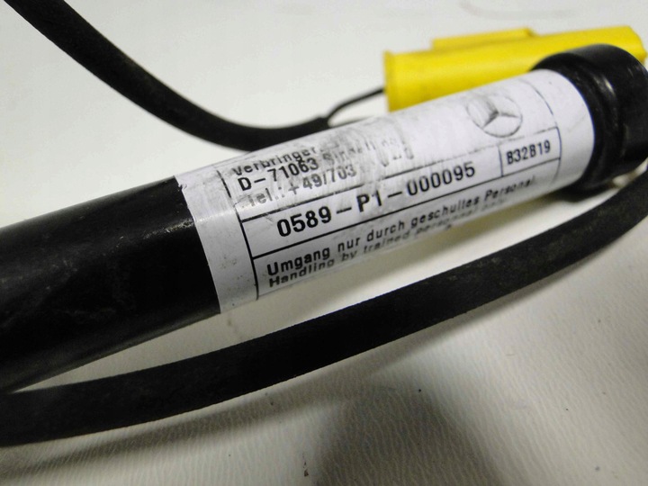 фото №11, Mercedes amg gt x 290 патрон/заряд пиротехнический капота