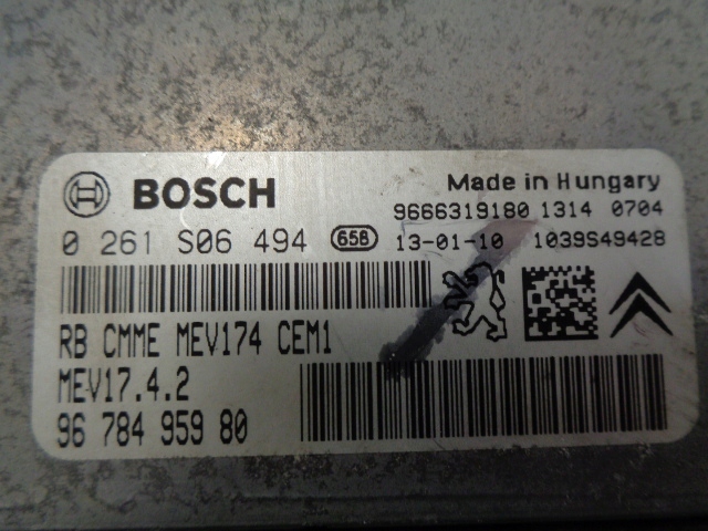 фото №8, Citroen ds3 1.6 vti комп'ютер набір стартовий