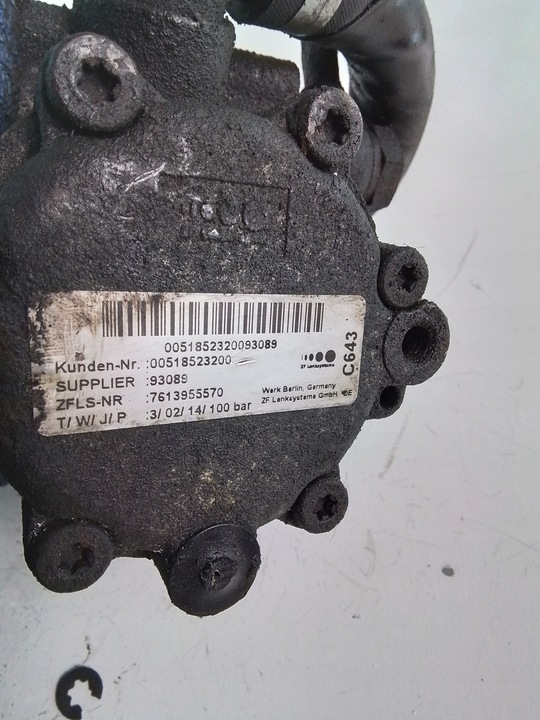 фото №4, L924 насос підсилювача fiat doblo ii 1.6 00518523200