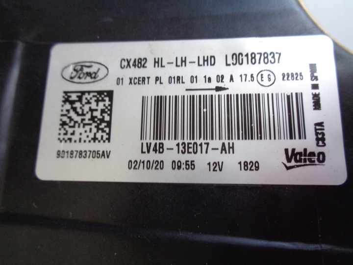 фото №11, Лампа левая фара ford kuga mk3 19- полный led