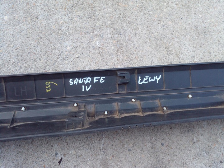 фото №9, Планка пороговая левая hyundai santa fe iv 18-