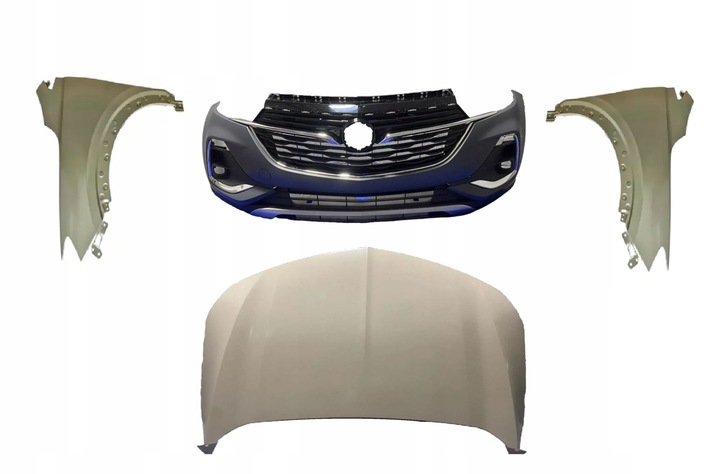 фото №1, Капот бампер решётка радиатора крыло комплект перед buick encore gx 20-24