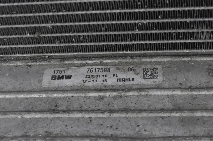 фото №14, Bmw f48 2.0 d радиатор wodu кондиционера комплект 7617609