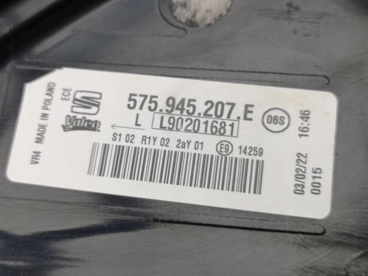 фото №10, Фара led левое зад seat ateca 575945207e новый оригинальная запчасть