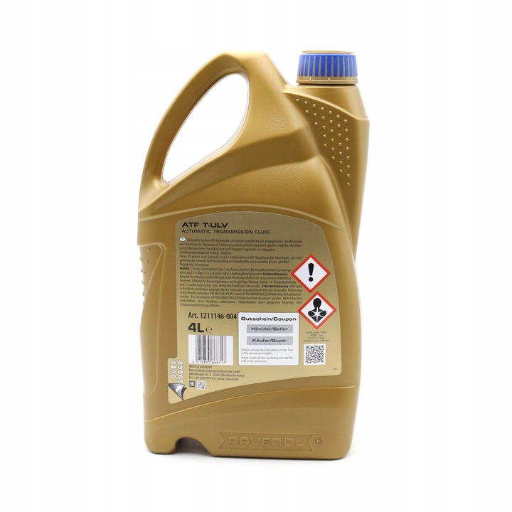 фото №5, Ravenol rav atf t-ulv 4l масло do автоматической коробки коробки передач