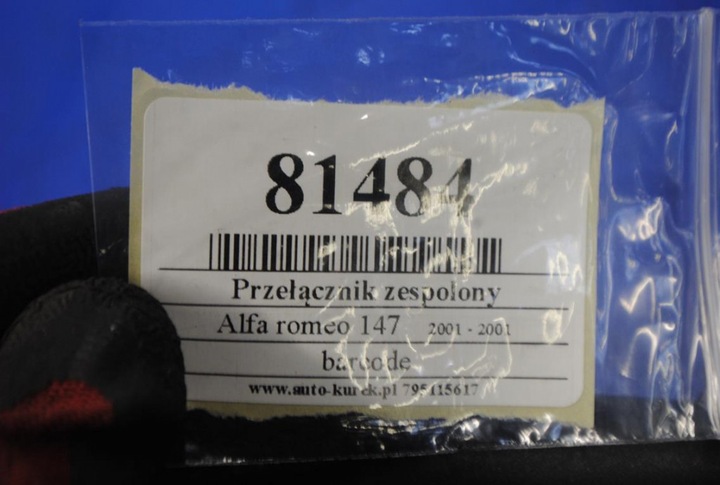 фото №8, Alfa romeo 147 рестайлінг 2007r 1.6b перемикач zespolo