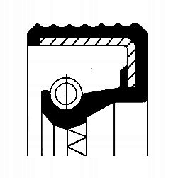 фото №1, Сальник вала коленчатого corteco co01032643b