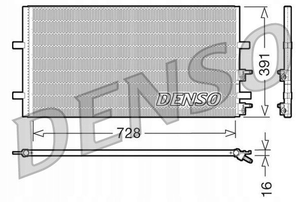 фото №9, Denso dcn10017 конденсатор, кондиціонер