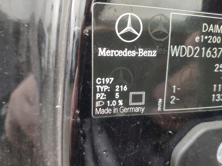фото №16, Mercedes cl w216 c216 крышка багажника зад c197