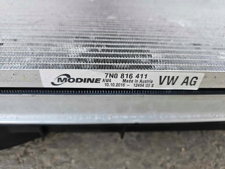 фото №10, Комплект радиатор вентиляторы vw sharan 7n рестайлинг seat alhambra рестайлинг 2015-