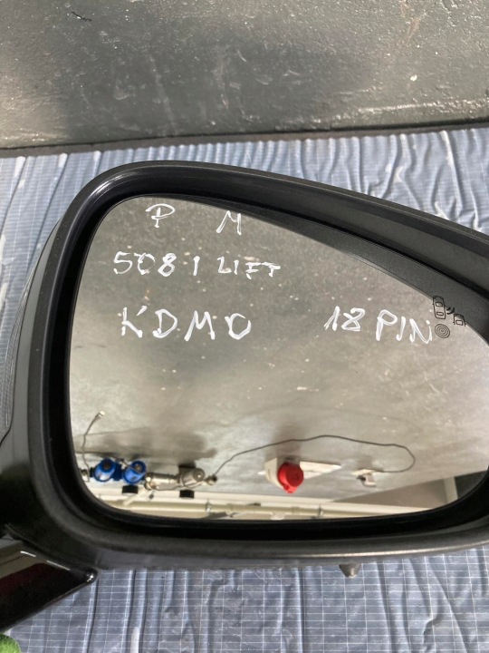 фото №6, Дзеркало праве peugeot 508 i рестайлінг rxh kdmd 18 pin